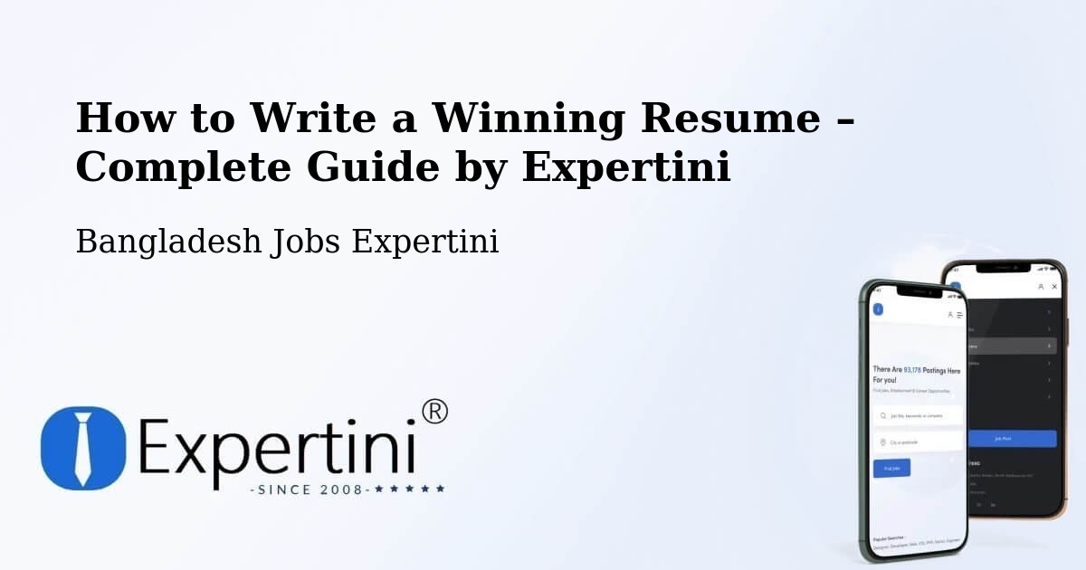 Resume Writing Guide for Job Seekers – Ishurdi - Ishurdi, Bangladesh Jobs Expertini